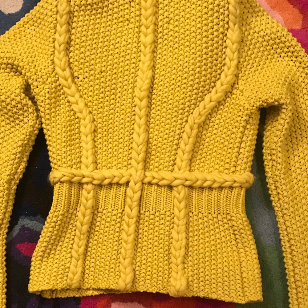 Malene Birger Knit Lime Sweater SZ XS - Picture 6 of 7